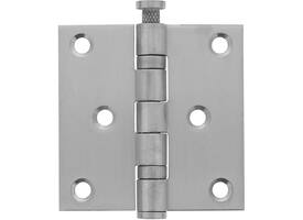Kogellagerscharnier recht 3" (76x76x2,5mm) rvs