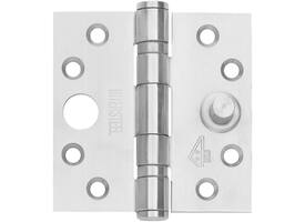 SKG3 Kogellagerscharnier recht 3,5" (89x89x3mm) inclusief schroeven 4,5x45mm rvs