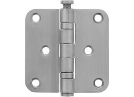 Kogellagerscharnier afgerond 3" (76x76x2,5mm) rvs
