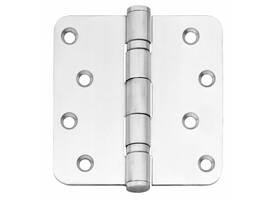 Kogellagerscharnier afgerond 4" (102x102x3mm) rvs