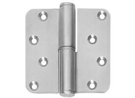 Kogelstiftpaumelle DIN rechts afgerond 3,5" (89x89x3mm) CE rvs