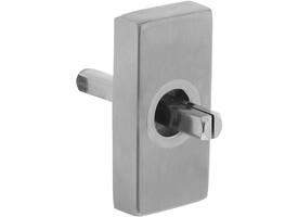 Basisplaat rechthoekig tbv raamkruk hals ø16, insteeklengte stift 7x35mm rvs