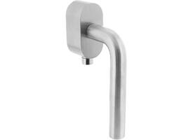 SKG*** afsluitbare raamkruk Recht op ovale behuizing met stift 7x35mm rvs