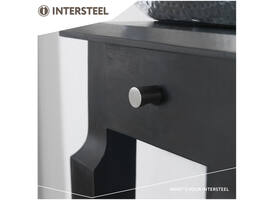 Meubelknop vingergrip ø15mm rvs