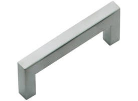 Meubelgreep vierkant 12x12 96mm rvs