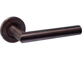 Gatdeel rechts Q 01 op rozet verdekt ø52x6mm PVD brons
