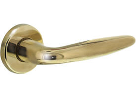 Gatdeel rechts Sigaar op rozet verdekt ø49x7mm PVD messingkleur