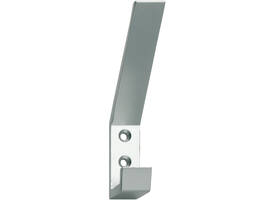 Kapstokhaak met verticale schroefgaten aluminium