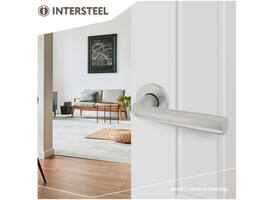 Deurkruk Conisch met rozet verdekt ø50x7mm met nokken aluminium F1