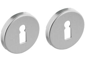 Sleutelrozetten verdekt ø50x7mm met nokken aluminium F1