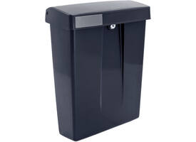 Postkast SUMMUS kunststof met slot (2 sleutels) zwart RAL 9005