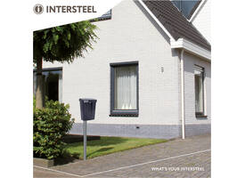 Postkast SUMMUS kunststof met slot (2 sleutels) zwart RAL 9005