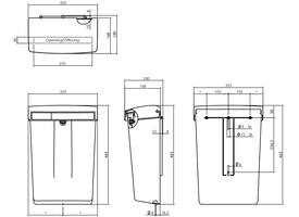 Postkast SUMMUS kunststof met slot (2 sleutels) groen RAL 6009