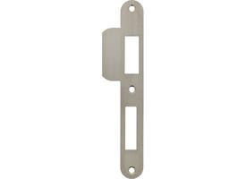 Sluitplaat 192x25x1,5mm tbv 72pc SKG sluitkom 950803 DIN rechts rvs