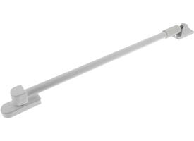 Telescopische uitzetter tbv buitendraaiend raam en deur, extra zwaar 520mm wit