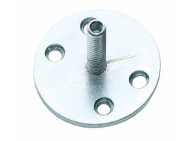Onderplaat met vaste M8 pin