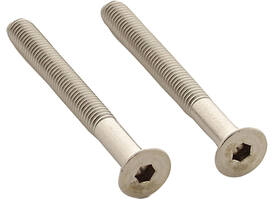 Set van 2 bouten 6-kant M5x48mm rvs