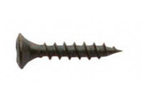 Houtschroef 3,5x20mm lenskop zwart
