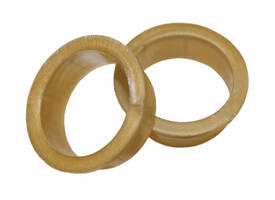 Halsring ø23x1mm reductiemaat ø20mm-18mm nylon bruin