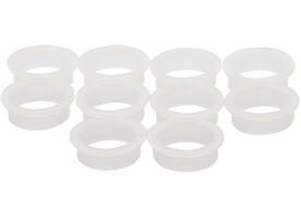 Accessoireset C: 10 nylon ringen ø20mm-18mm wit
