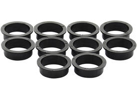 Accessoireset E: 10 nylon ringen ø20mm-18mm zwart