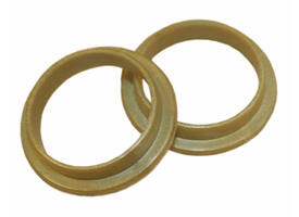 Halsring ø21x1mm reductiemaat ø18mm-16mm nylon bruin