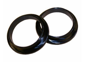 Halsring ø20x1mm reductiemaat ø18mm-16mm nylon zwart