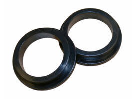 Halsring ø23x1mm reductiemaat ø20mm-16mm nylon zwart