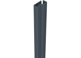 SecuStrip Plus binnendraaiend  2300mm grijs ral 7012