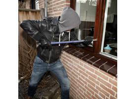 SecuStrip Plus buitendraaiend 7-13mm 2300mm zwartgrijs