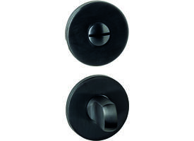 WC-sluiting verdekt ø52x6mm met stift 6-8mm PVD zwart