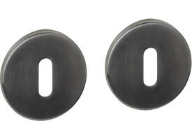 Sleutelrozetten verdekt ø52x6mm PVD antraciet