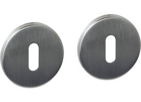 Sleutelrozetten verdekt ø52x6mm rvs