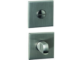 WC-sluiting verdekt 53x53x6mm met stift 6-8mm rvs
