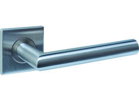 Deurkruk Q 04 op rozet verdekt 53x53x6mm rvs