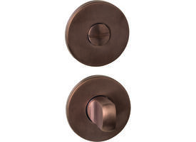 WC-sluiting verdekt ø52x6mm met stift 6-8mm PVD brons
