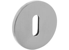 Olivari sleutelrozet rond 51x5mm met nokken en doorgaande bevestiging Chroom mat