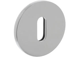 Olivari sleutelrozet rond 51x5mm met nokken en doorgaande bevestiging Chroom