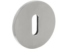 Olivari sleutelrozet rond 51x5mm met nokken en doorgaande bevestiging RVS mat titaan PVD