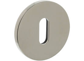 Olivari sleutelrozet rond 51x5mm met nokken en doorgaande bevestiging Nikkel titaan PVD