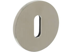 Olivari sleutelrozet rond 51x5mm met nokken en doorgaande bevestiging Nikkel mat titaan PVD