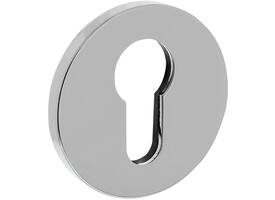 Olivari pc-rozet rond 51x5mm met nokken en doorgaande bevestiging Chroom