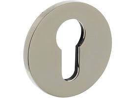 Olivari pc-rozet rond 51x5mm met nokken en doorgaande bevestiging Nikkel titaan PVD