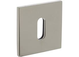 Olivari sleutelrozet vierkant 51x5mm met nokken en doorgaande bevestiging Nikkel titaan PVD