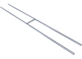 SecuBar H-Bar RVS in de dag 149cm