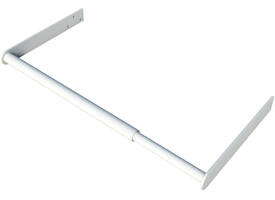 SecuBar Valraambeveiliging set in de dag 90-145cm wit
