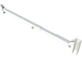 SecuBar Schuifpui Plus wit 112-180cm