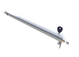 SecuBar Schuifpui Basic Positioneer houder Ral 9006