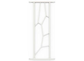 SecuBar Deco 2 op de dag wit 250x825mm
