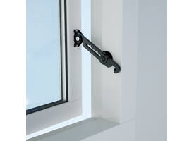 SecuMax Raamuitzetter buitendraaiend Blackline